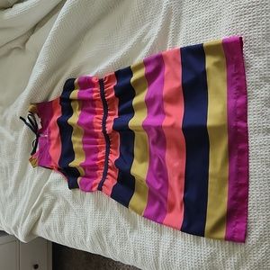 Loft stripe dress medium